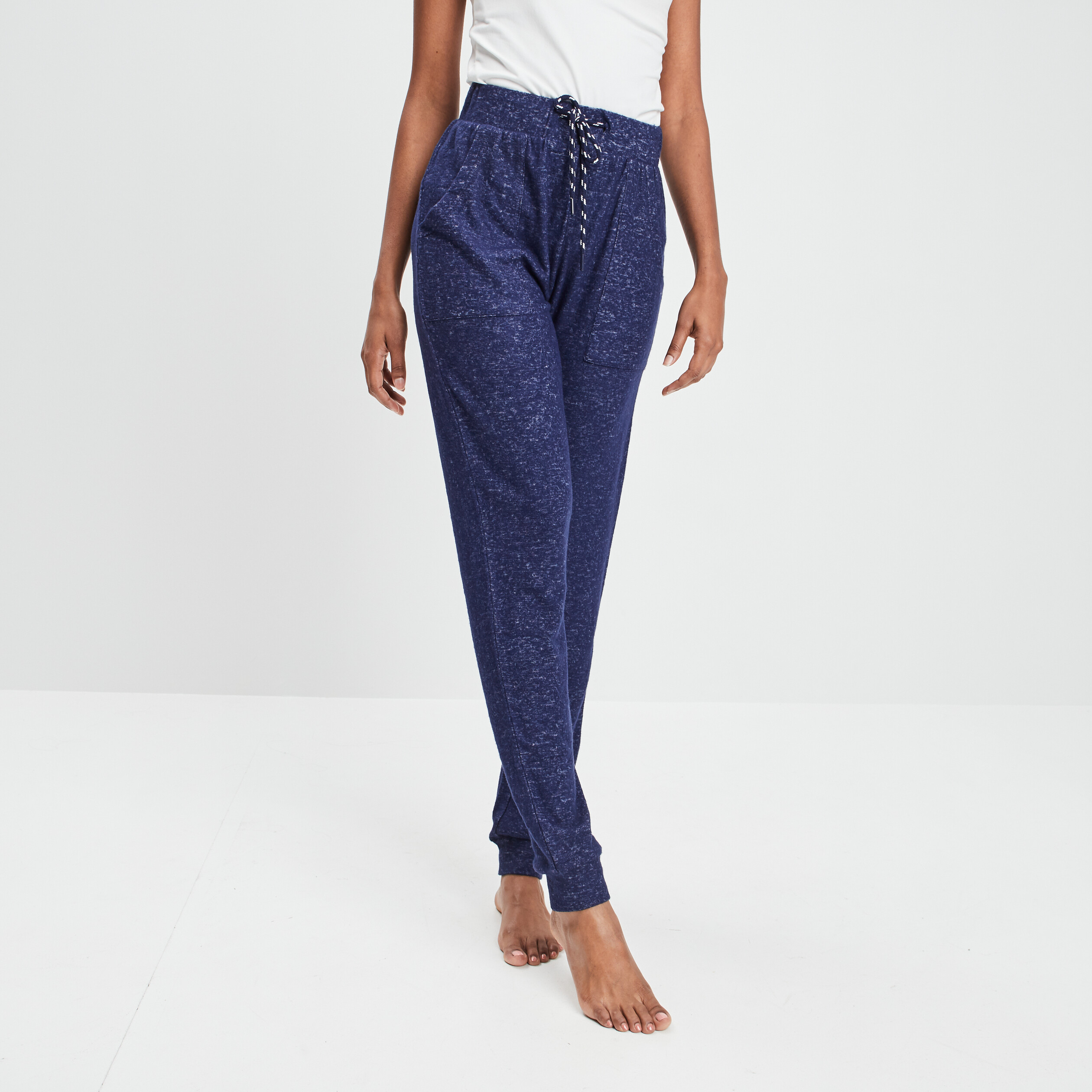 Bas de pyjama bleu femme | La Halle