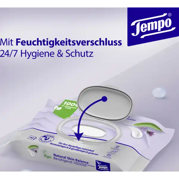 Feuchte Toilettentücher Natural Skin Balance