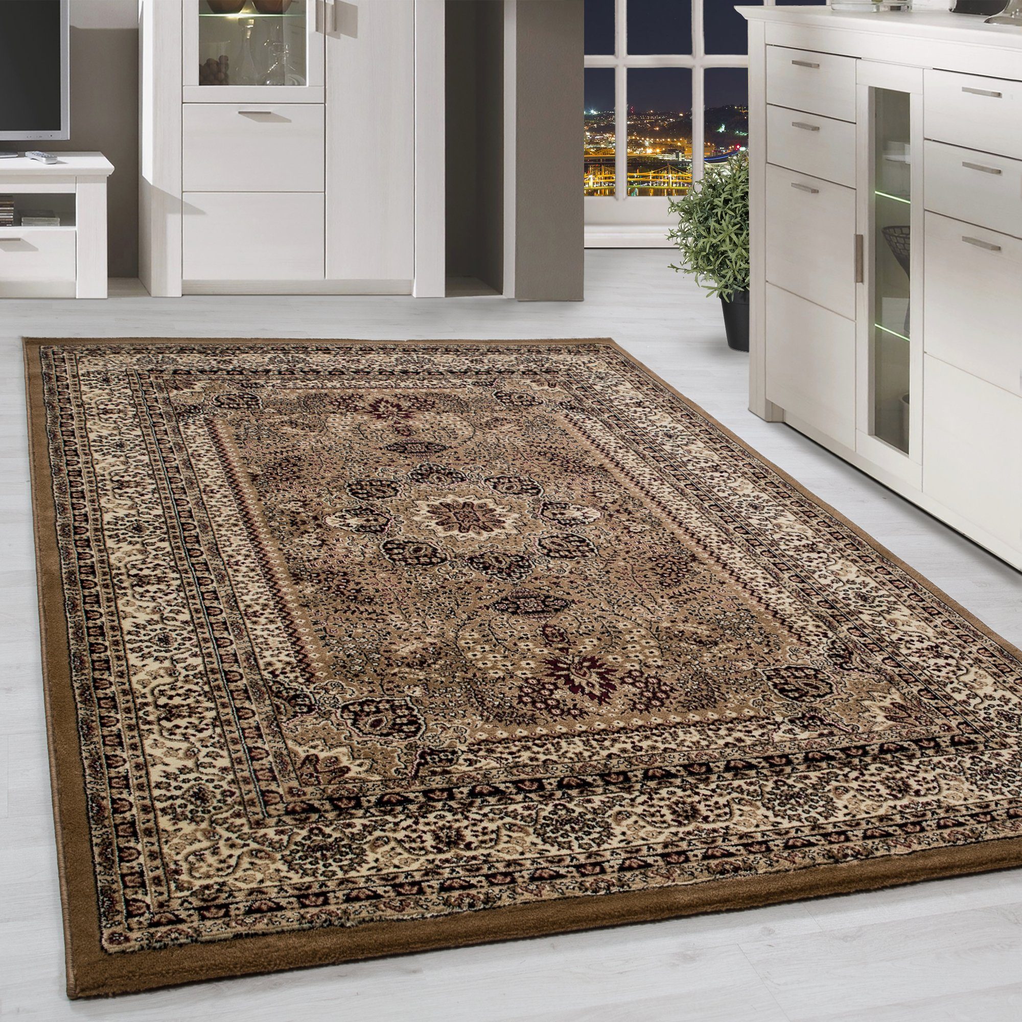 Orientteppich CASABLANCA - 414, HomebyHome, Rechteckig, Höhe: 12 mm, Kurzflor