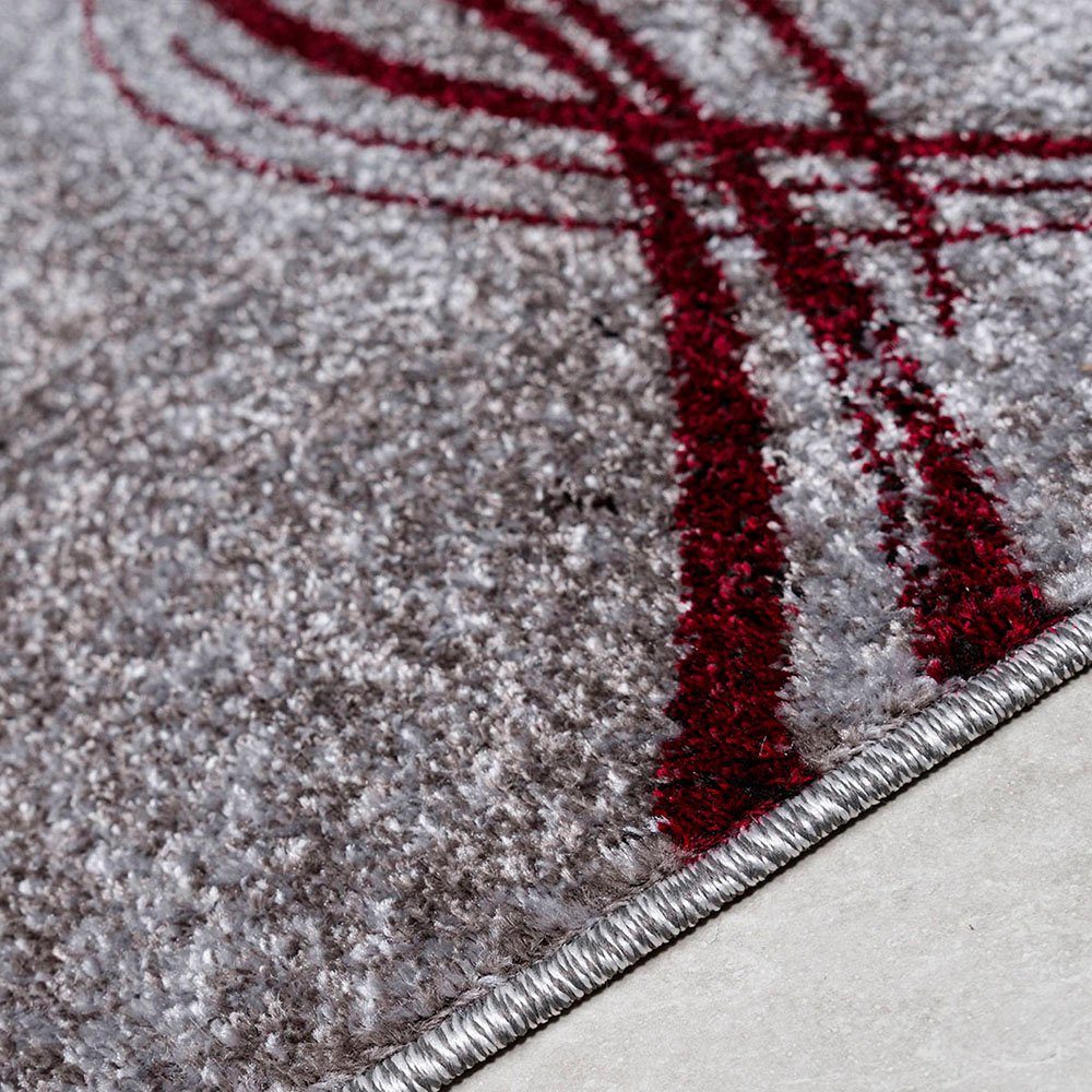 Teppich Tritom, Home affaire, rechteckig, Höhe: 9 mm, mit besonders weichem Flor, Kurzflor, modernes Wellen Muster