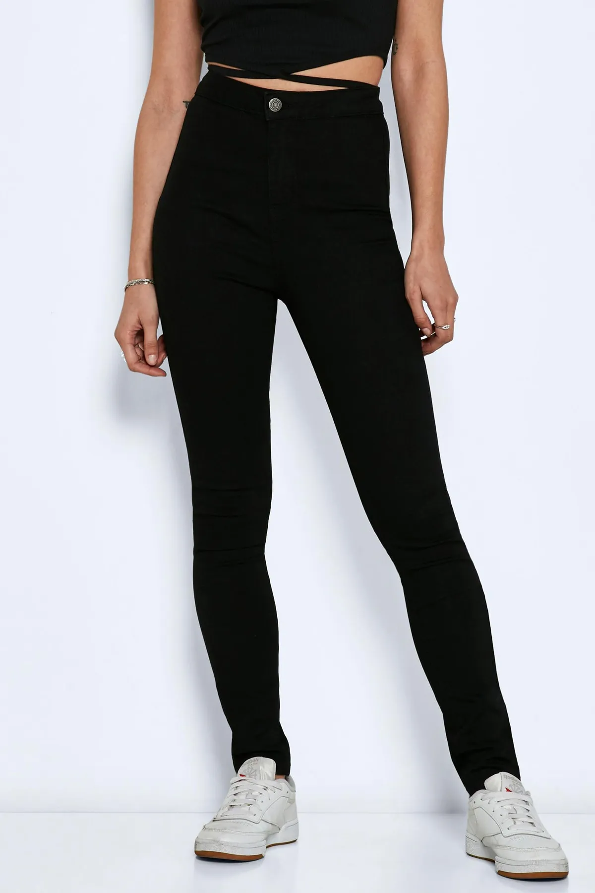 Noisy May  Jeans - Schwarz - Wide Leg
