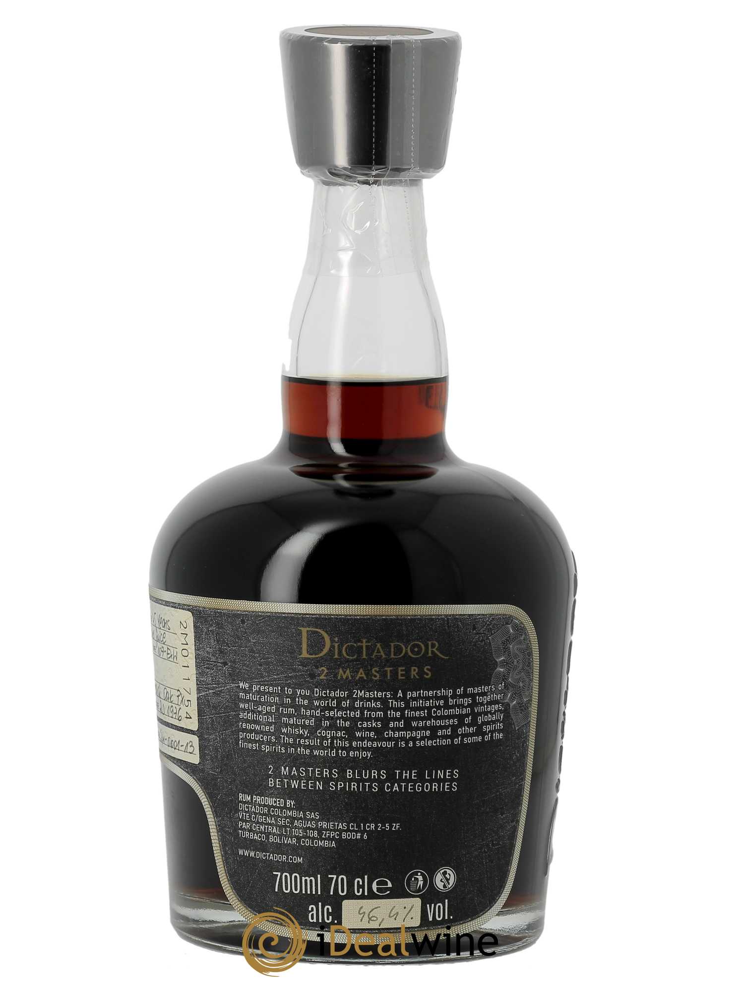 Rum Dictador 2 Masters Ximenez-Spinola (70cl)  - Lot de 1 Bouteille