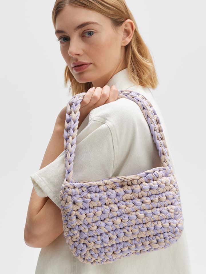 OPUS Schultertasche in Flieder - (B)26 x (H)18 x (T)7 cm günstig kaufen onesize