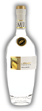 Scheibel Premium Williams Christ Birnen Brand Scheibel Premium Williams Christ Birnen Brand Premium Williams-Christ Birnen-Brand - über Gold destilliert. 0,7	 Liter - Vol 40%