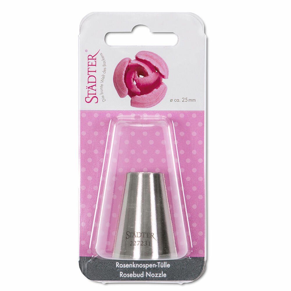 STÄDTER Spritzbeutel Fine Line Rosenknospentülle 17 mm