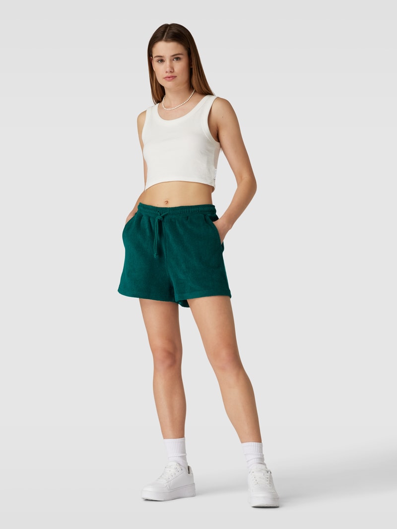 Sweatshorts aus Frottee in bottle