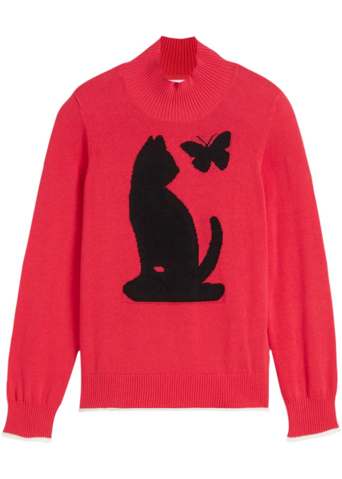 Mädchen Baumwoll-Strickpullover
