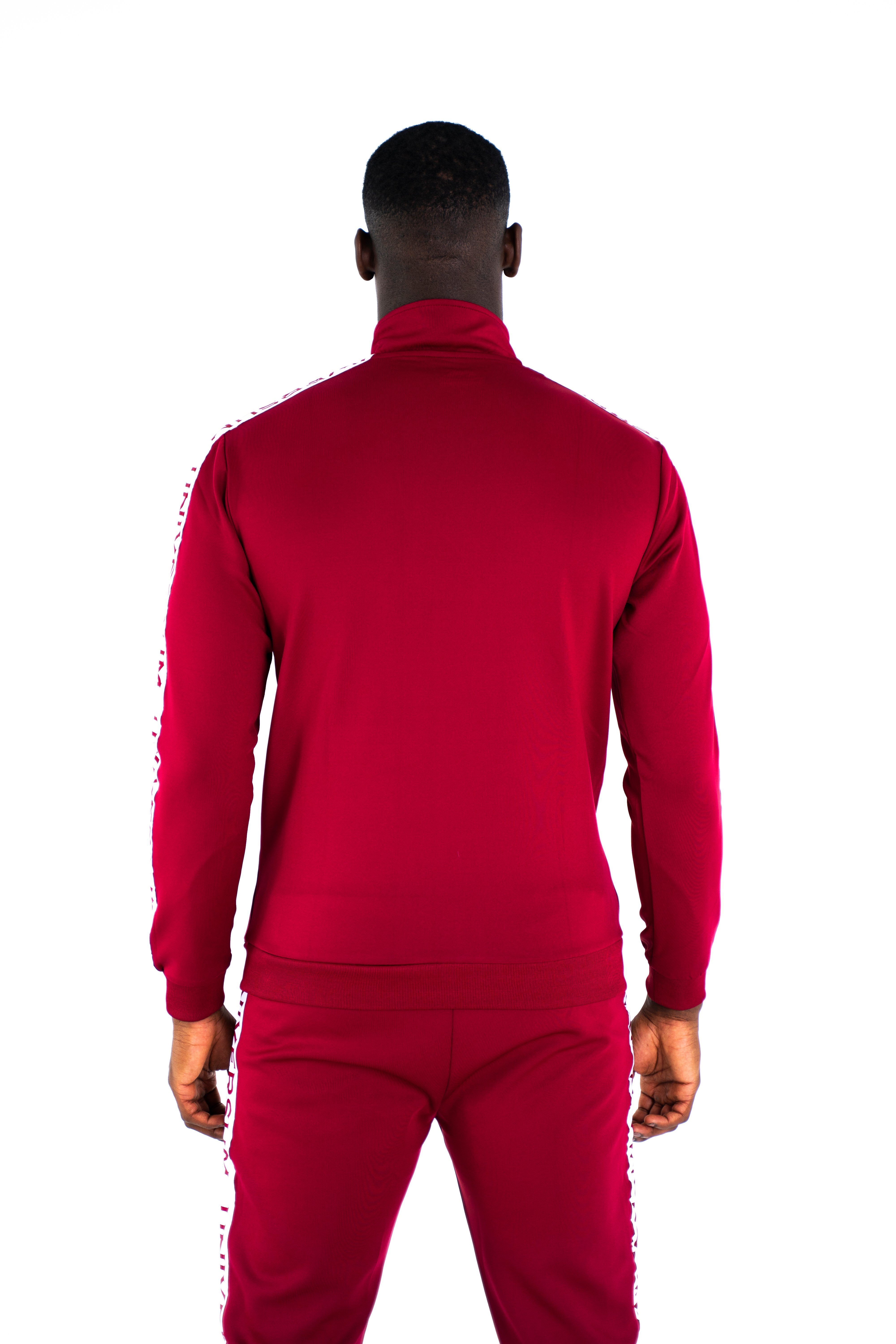 Universum Sportwear Trainingsjacke Logo Side Stripe Hoodie Trainingsjacke mit Stehkragen für Sport, Fitness und Freizeit