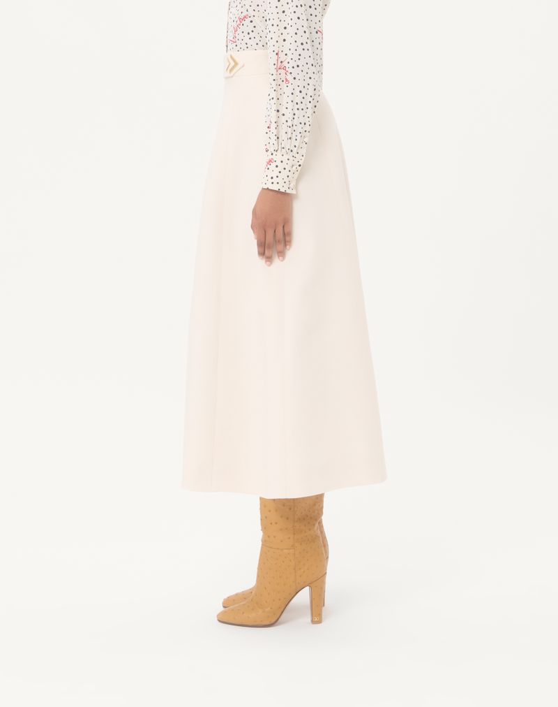 Crêpe Couture midi-rok