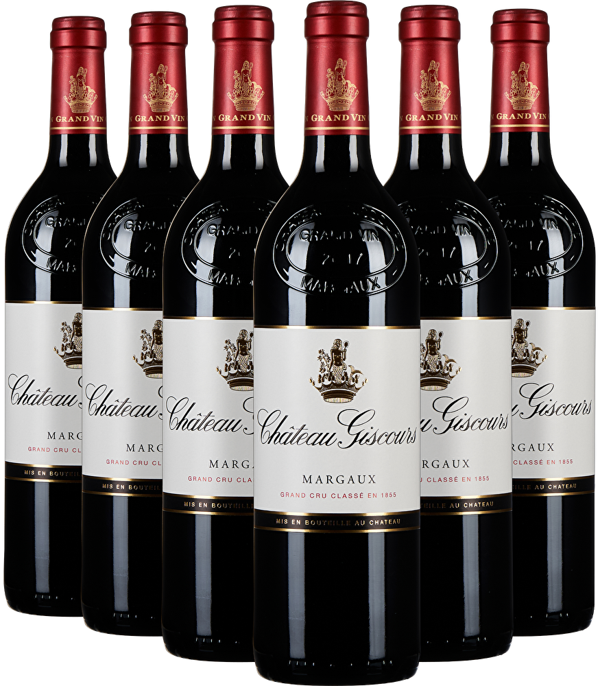 Château Giscours 6 Flaschen Château Giscours 3ème Cru Classé 2022 in Holzkiste