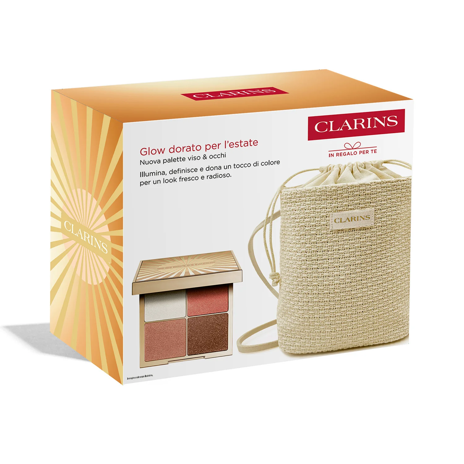 Golden Glow Eyes Set for Summer - Ansikts- og øyenpalett - Sminkesett, øyenpalett