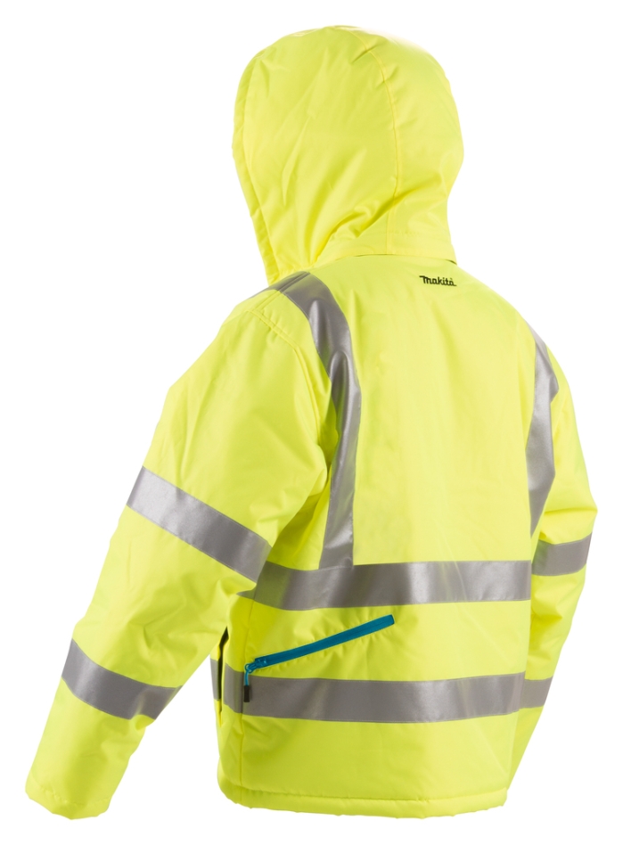 Makita DCJ206Z2XL Varmebeskyttende sikkerhedsvest 2XL 14,4-18 V ekskl. batteri og oplader