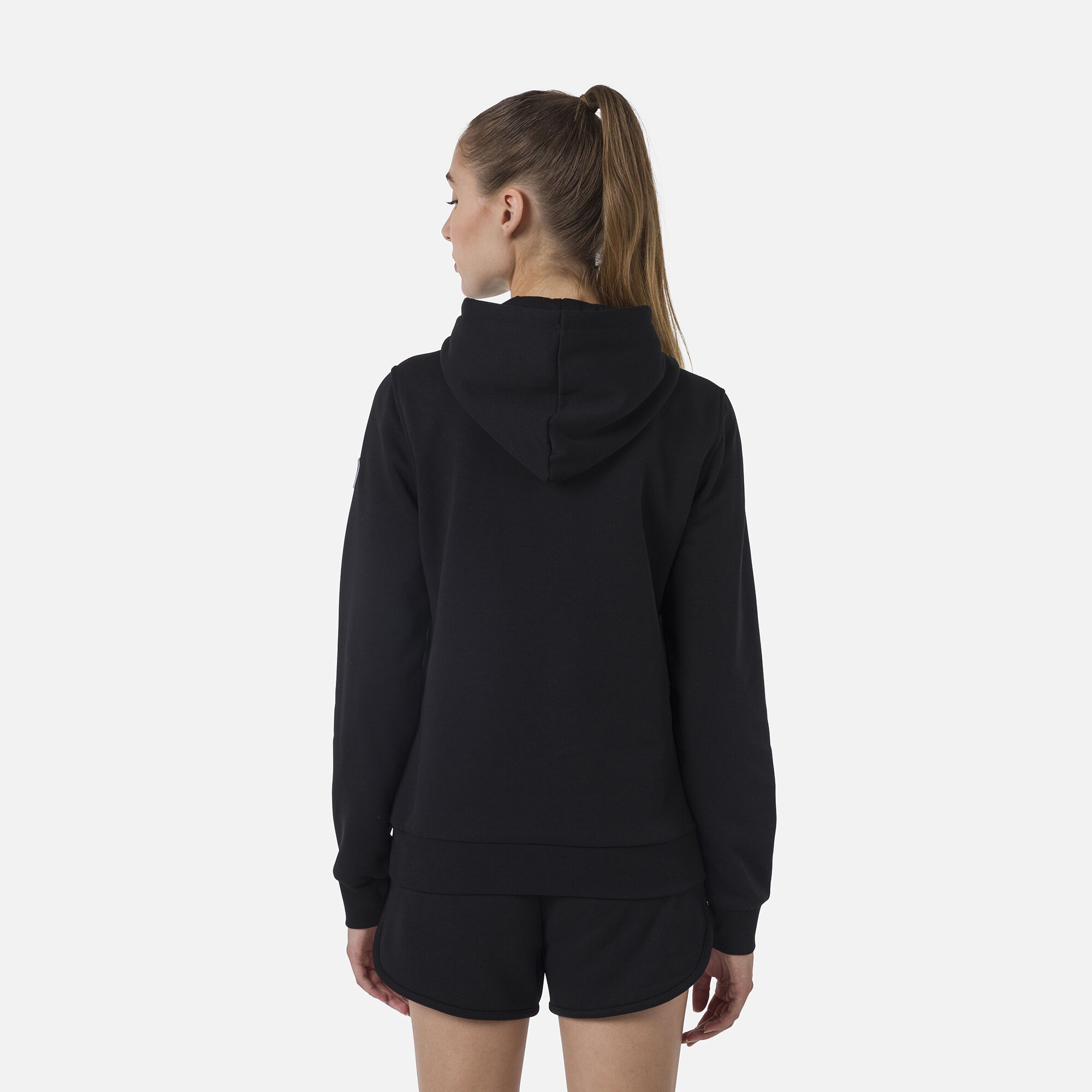 Sweat à capuche molletonné Logo Femme