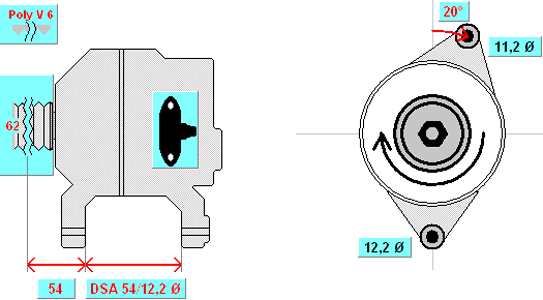 FRIESEN Lichtmaschine Fiat 9040641 - ATU