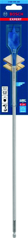 Bosch Blue Zubehör 2608900348 Expert SelfCut Speed Bohrer 22 x 400 mm