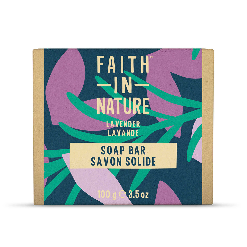 Faith in Nature Faith In Nature - Savon solide Lavande - 100g Savon solide