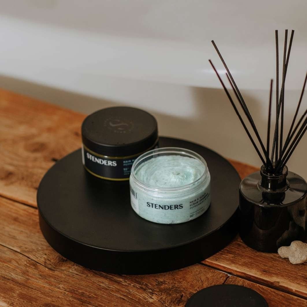 Hair & scalp scrub-shampoo Peppermint & Shea