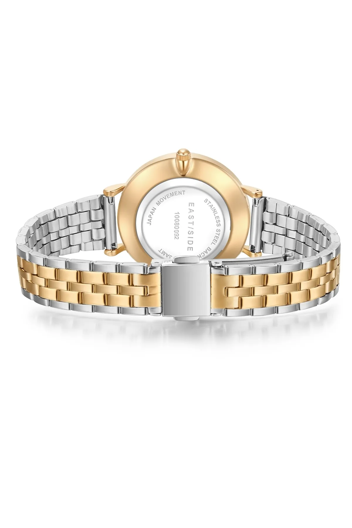 eastside  Quarzuhr Damen Quarzuhr gelbgold Edelstahl silber/gelbgold