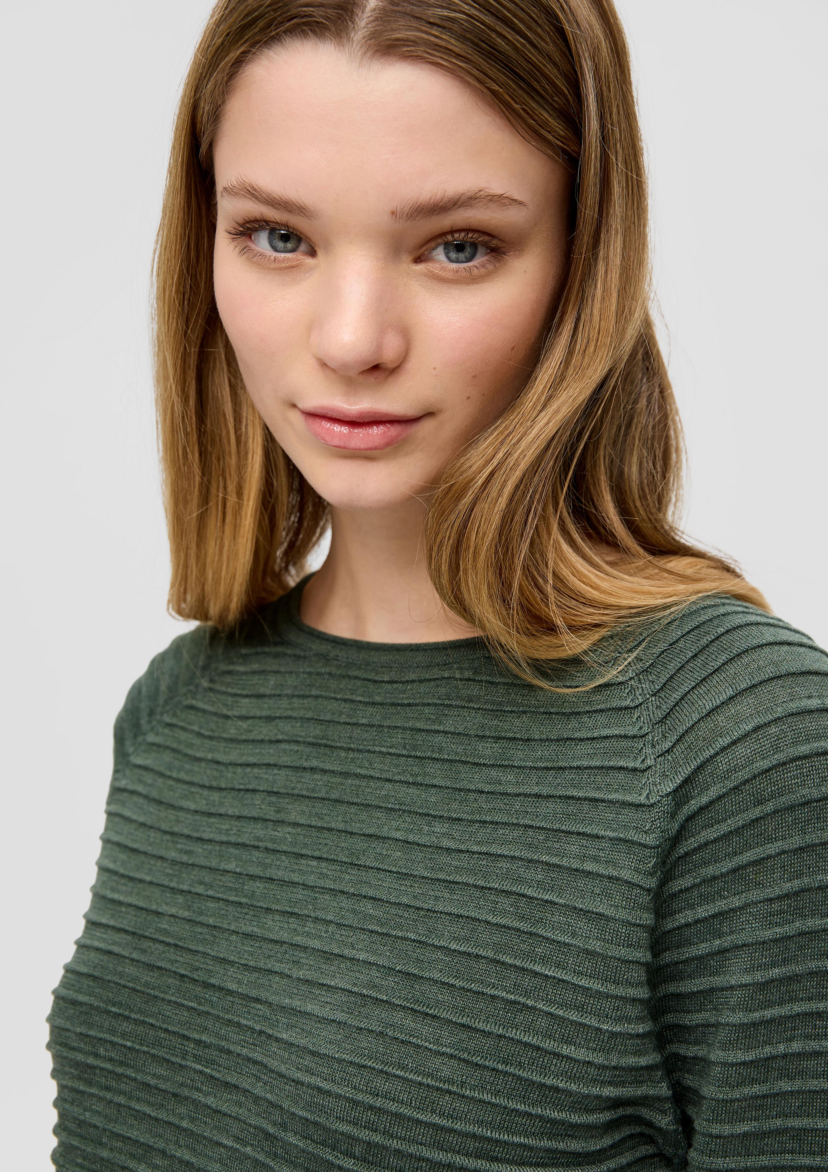 Strickpullover mit Streifen-Optik  2154039-78W0