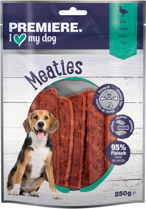 PREMIERE Snacks PREMIERE Pure Meaties Ente 250 g