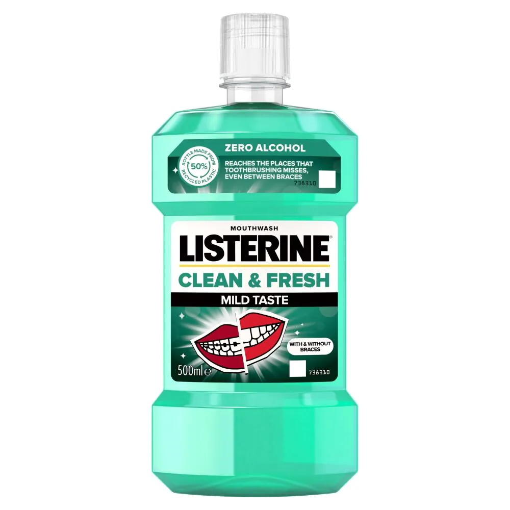 Листерин вода за испирање уста „Clean & Fresh“