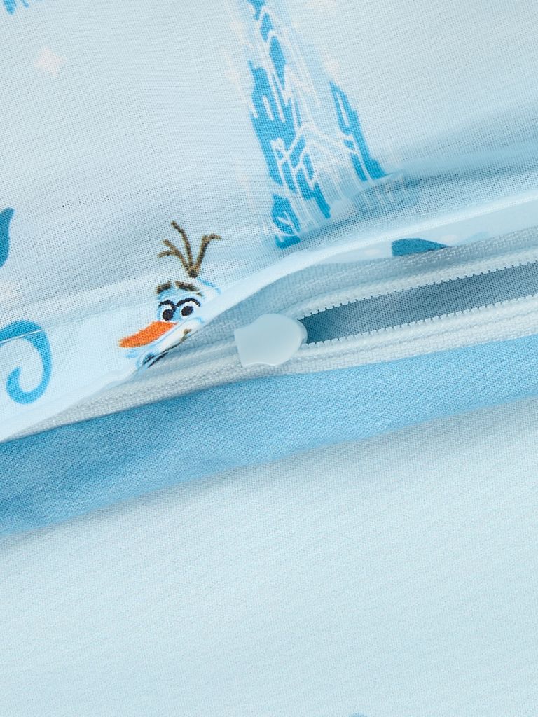 FROZEN Bettwäsche-Set 140x200 hellblau