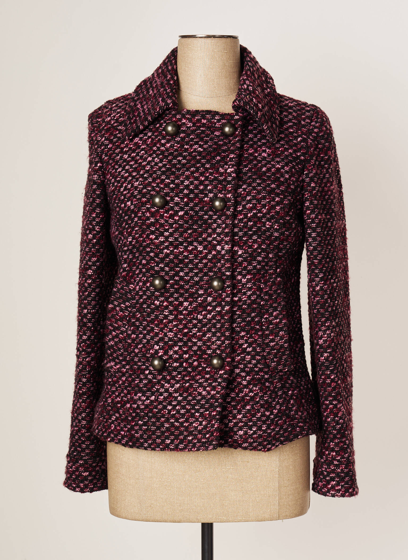 Teenflo Maurice Tarica Manteaux Courts Femme couleur violet