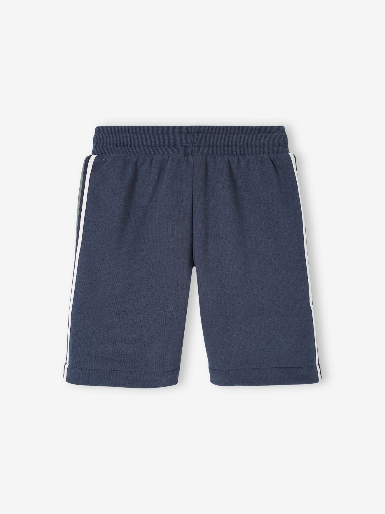 Vertbaudet Jungen Sport-Shorts mit seitlichen Streifen - marine