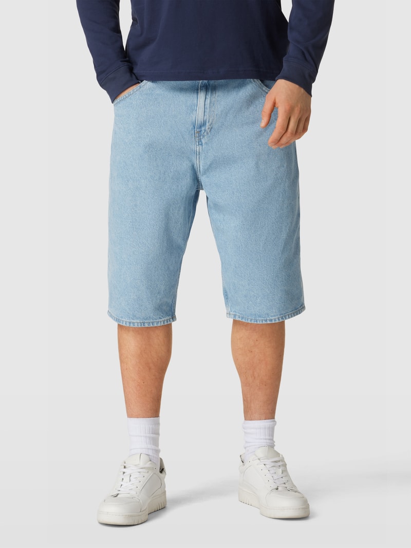 Baggy Fit Jeansshorts im 5-Pocket-Design Modell 'AIDEN' in jeans