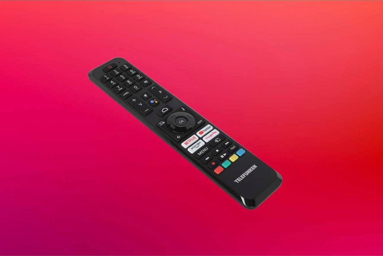 Telefunken D50V950M2CWH LED-Fernseher (126 cm/50 Zoll, 4K Ultra HD, Android TV, Smart-TV, Dolby Atmos,USB-Recording,Google Assistent,Android-TV)