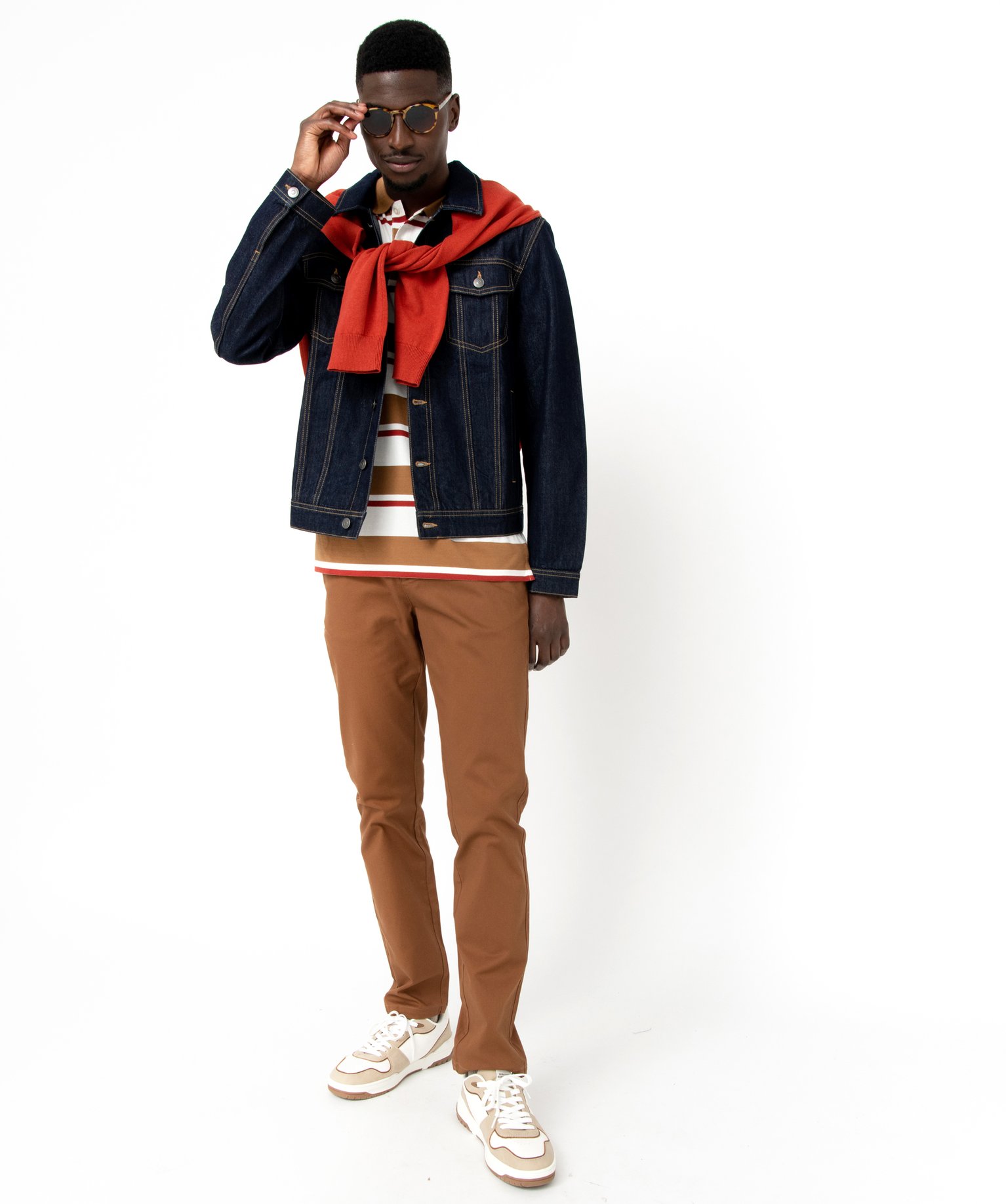 Polo homme à rayures multicolores raye | GEMO