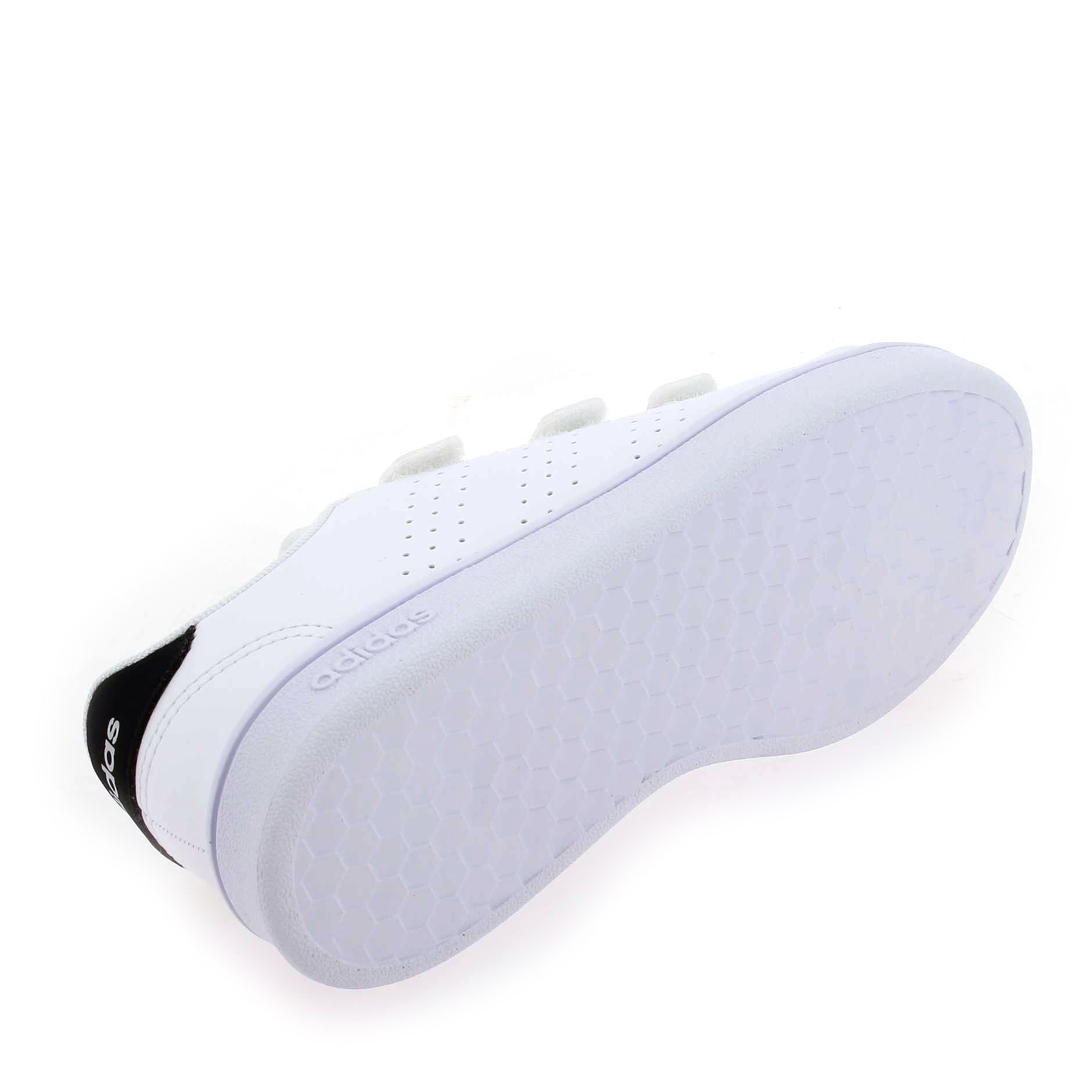 Adidas Originals  ADVANTAGE CF C - Blanc Noir
