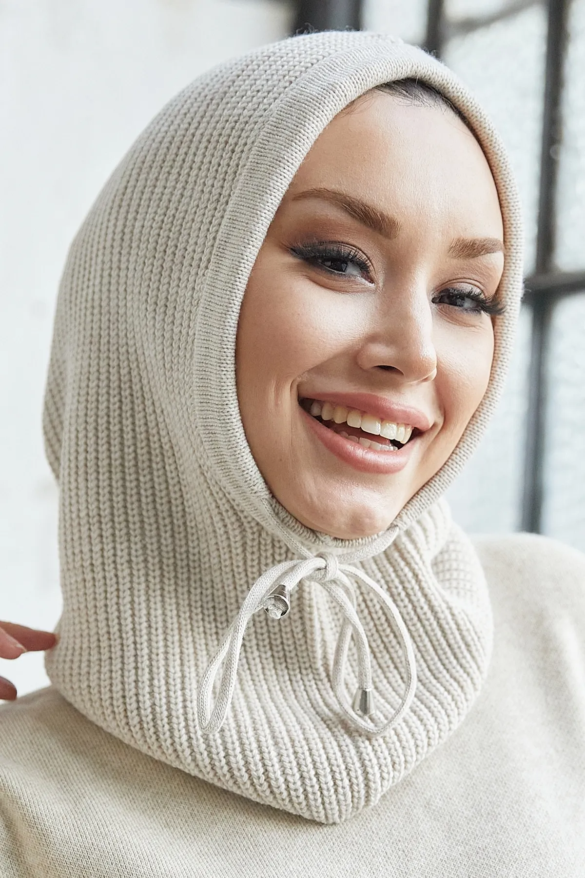 InStyle  Rona Knitwear Balaklava - Beige
