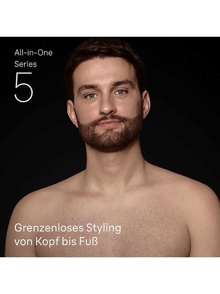 Braun Barttrimmer ''Series 5 All-In-One'' in Schwarz günstig kaufen onesize