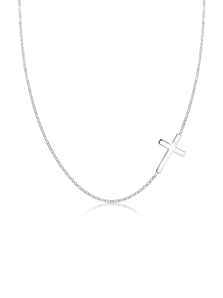 Elli Halskette 925 Sterling Silber Kreuz in Silber günstig kaufen