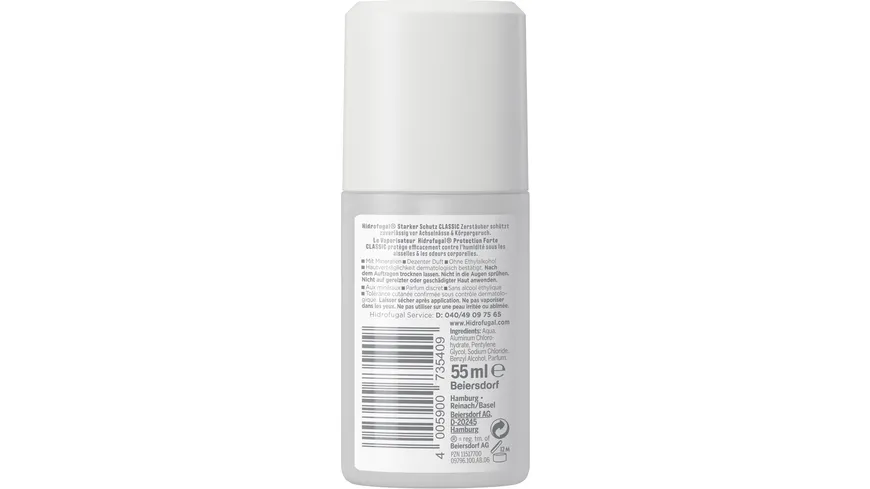 Hidrofugal Classic Dezenter Duft Zerstäuber 55ml 55 ml