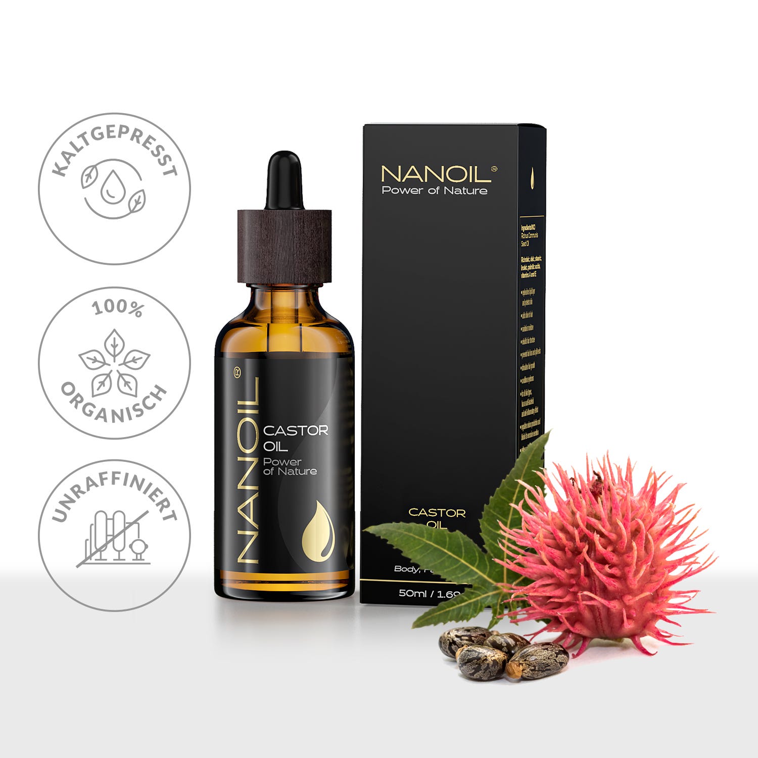 Nanoil Castor Oil 50 ml