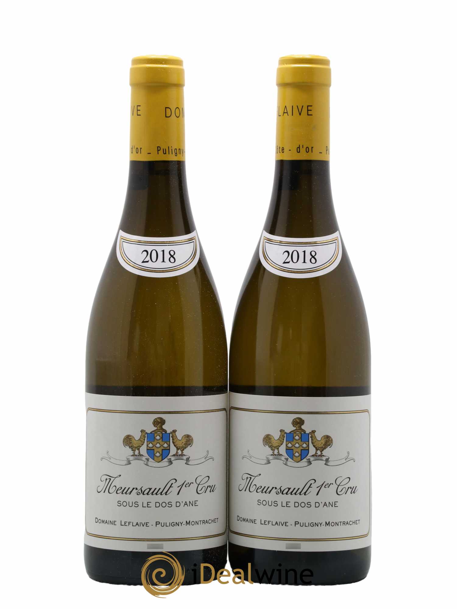 Meursault 1er Cru Sous le Dos d'Ane Leflaive (Domaine)  2018 - Lot de 2 Bouteilles