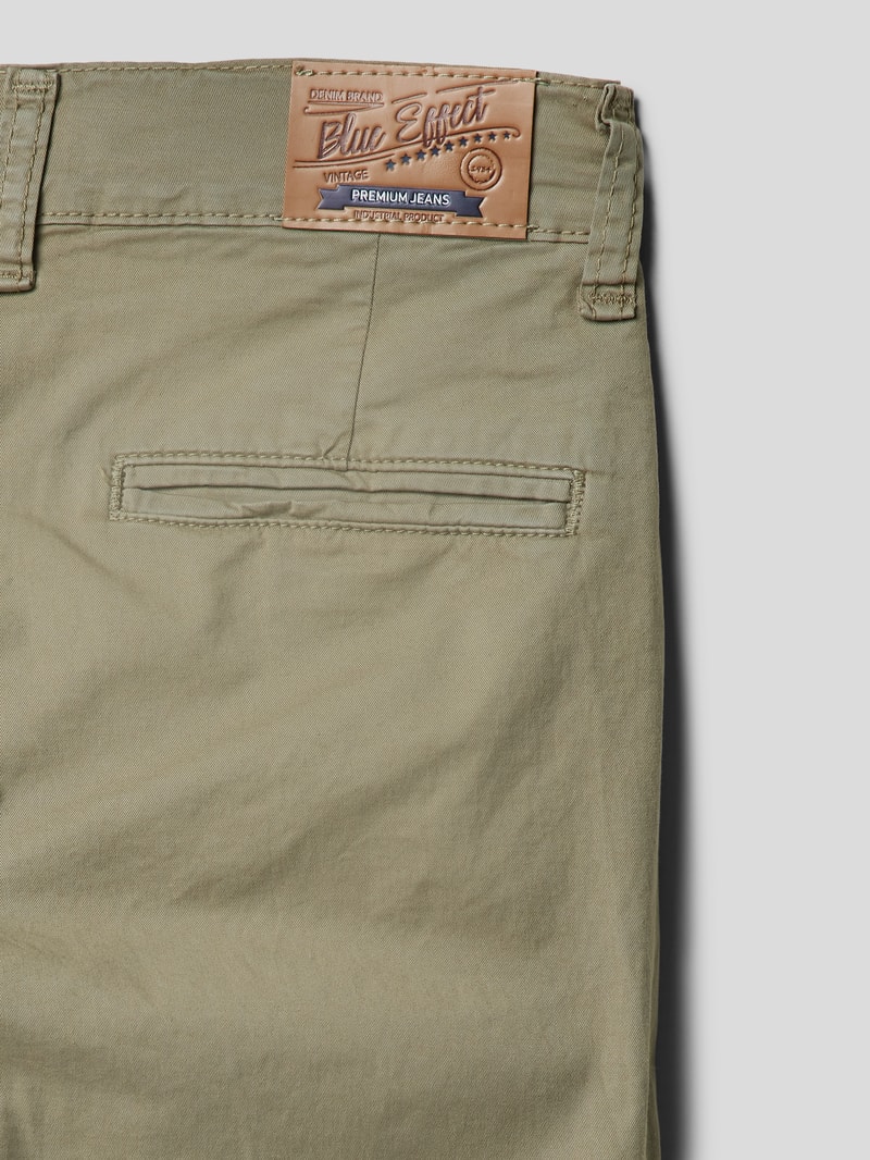 Wide Leg Cargohose mit Stretch-Anteil in schilf