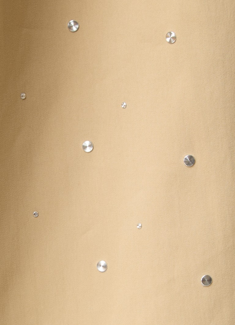 Maje  Midi rok met studs en steekzakken