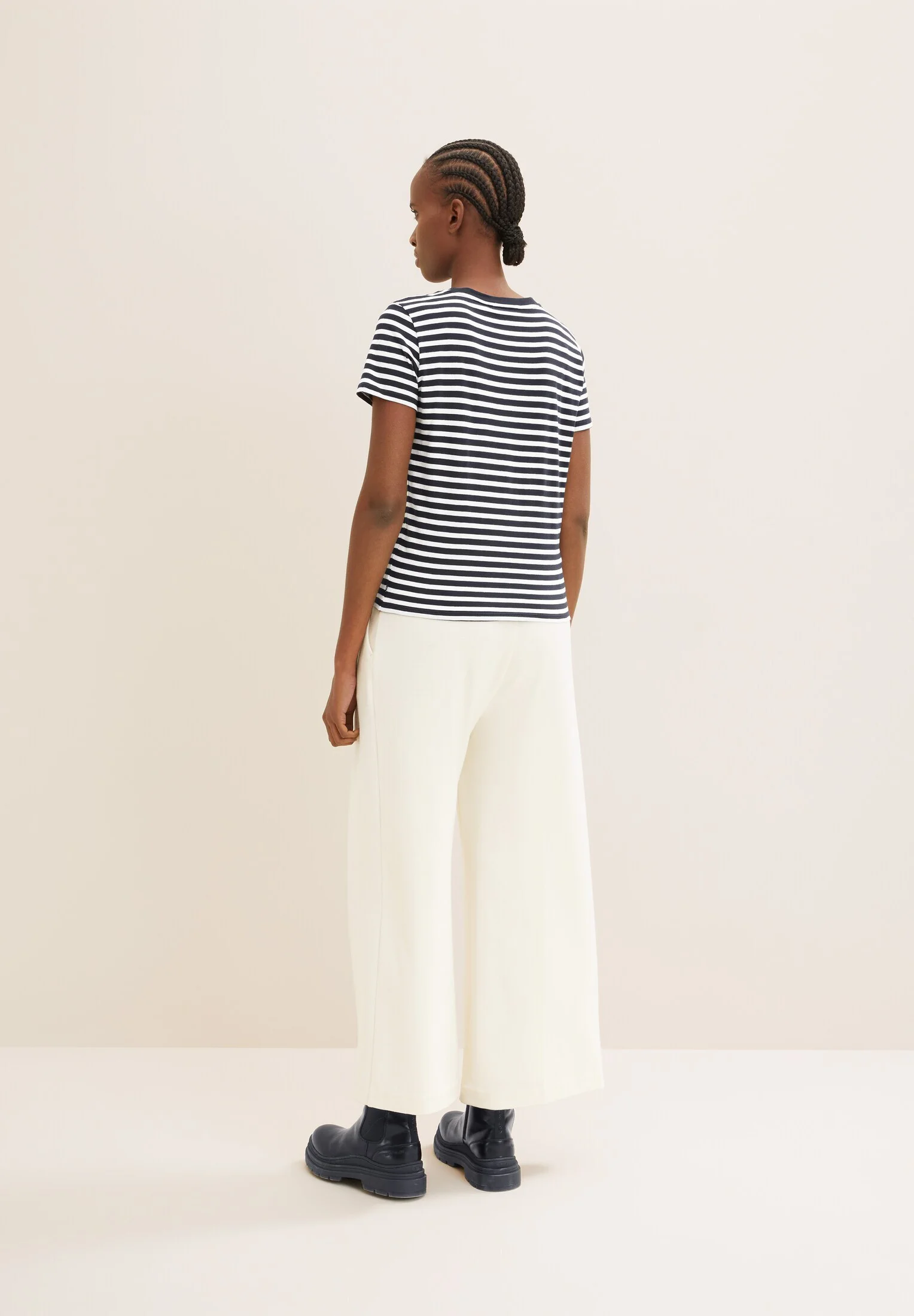 TOM TAILOR DENIM TMODERN STRIPE - Camiseta con estampado