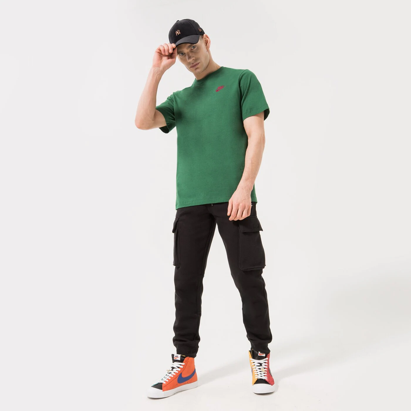 CHAMPION HOSE RIB CUFF CARGO PANT Schwarz