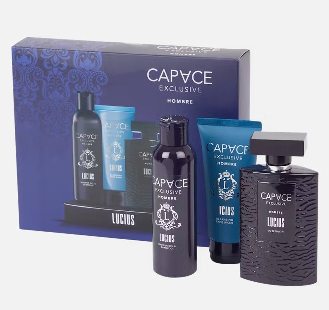 Spectrum Eau de Parfum Capache Geschenkset SPA Men 3 tlg. 350 ml