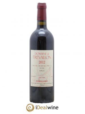 IGP Alpilles Trévallon (Domaine de) Eloi Dürrbach  2012 - Lot de 1 Bouteille
