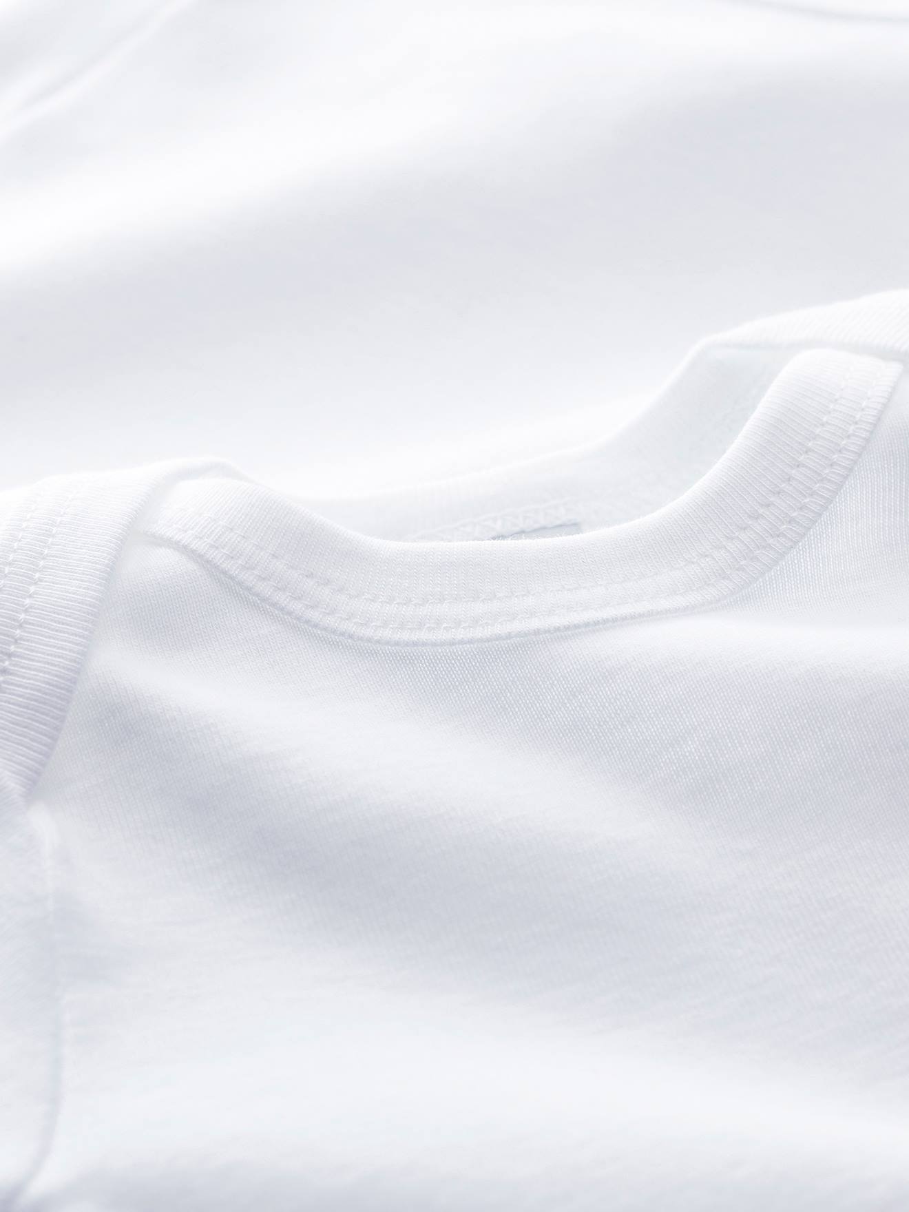 Lot de 2 bodies ouverture US manches courtes bébé en coton bio PETIT BATEAU