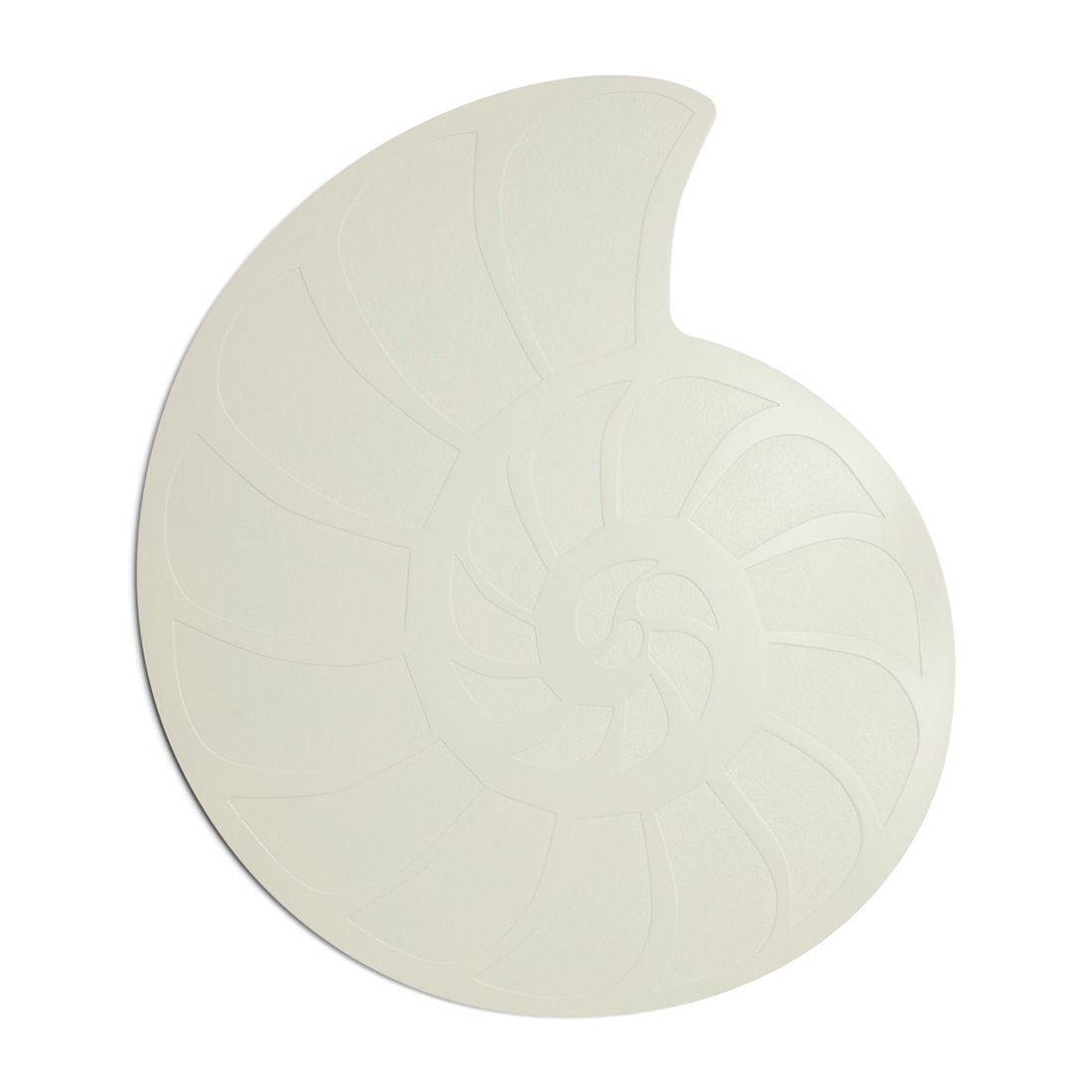 Sea Shell Platzset in Form einer Muschel. Abnehmbarer Untersetzer 1 Stück