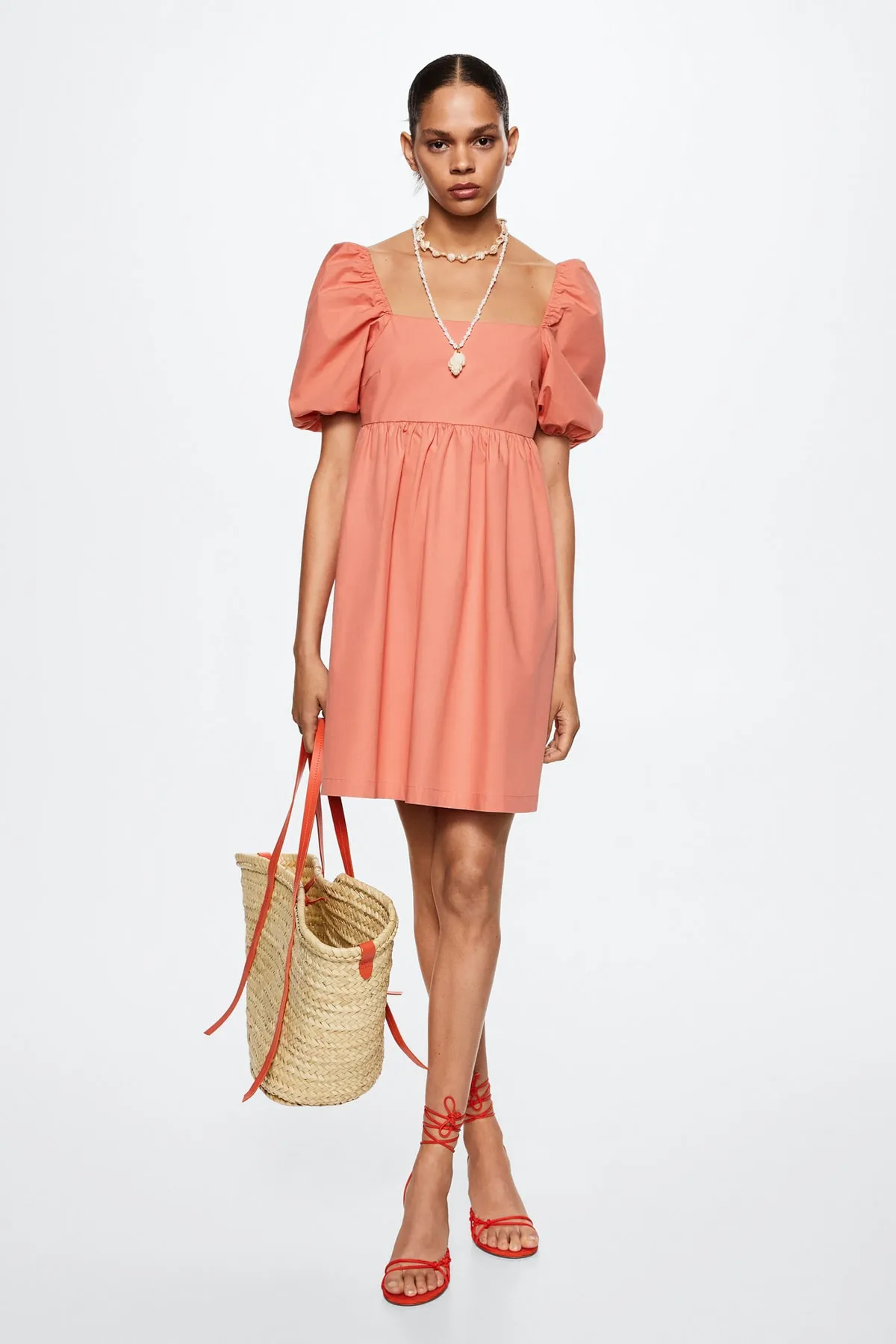 MANGO  Rosa Damenkleid 37092506