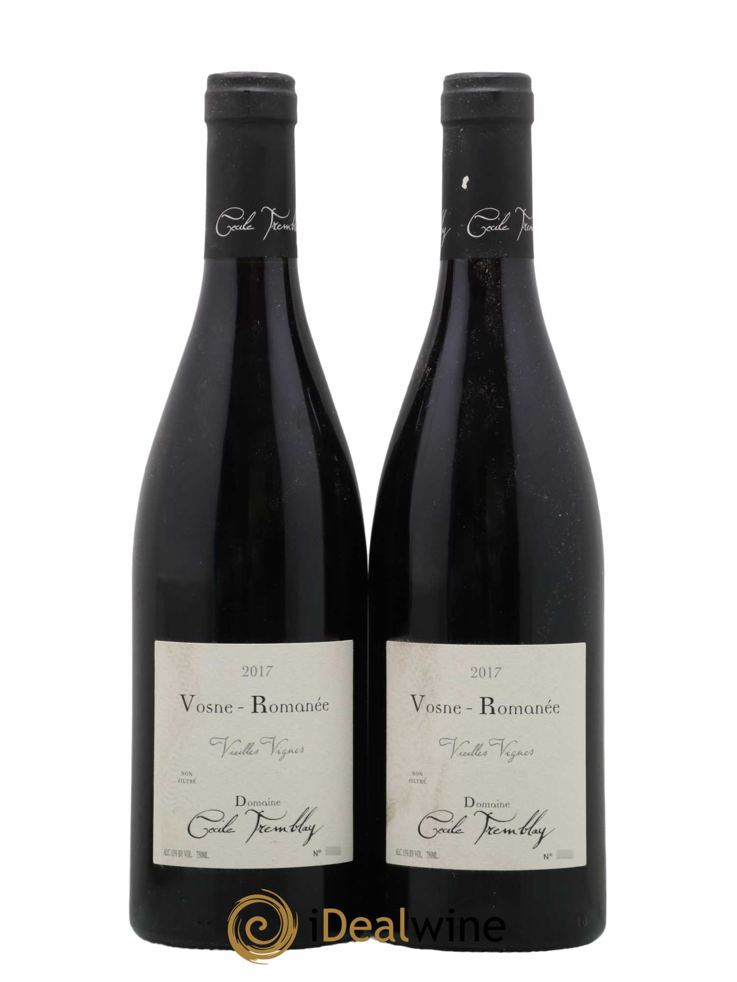 Vosne-Romanée Vieilles Vignes Cécile Tremblay  2017 - Lot de 2 Bouteilles
