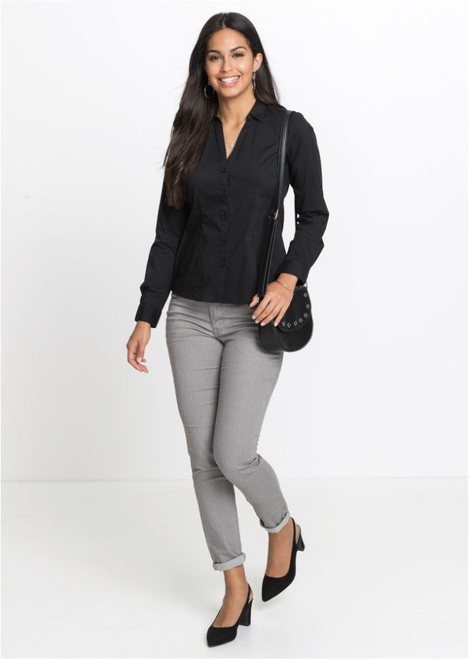 Stretch-Bluse