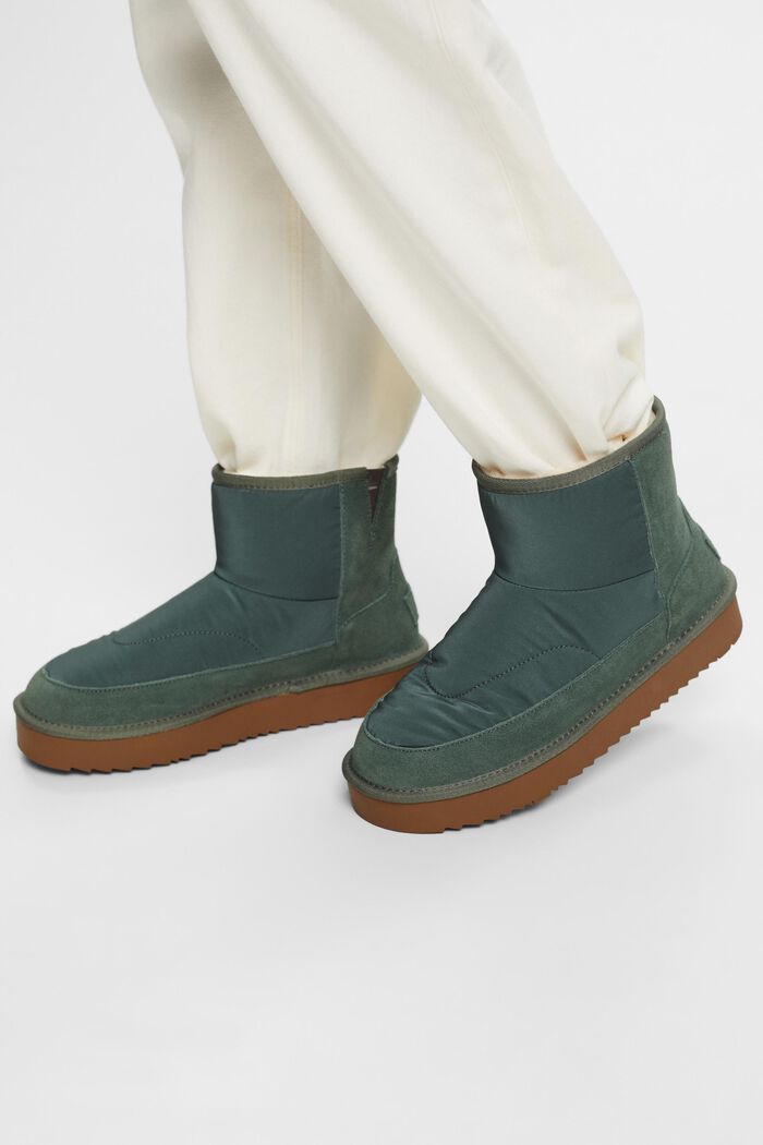 Boots mit Kunstfellfutter